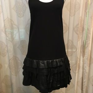 Theory Leather Knit Cupid Scarlett Dress Size 4